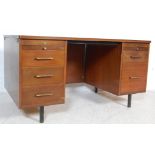 RETRO VINTAGE MID 20TH CENTURY TEAK WRITING DESK