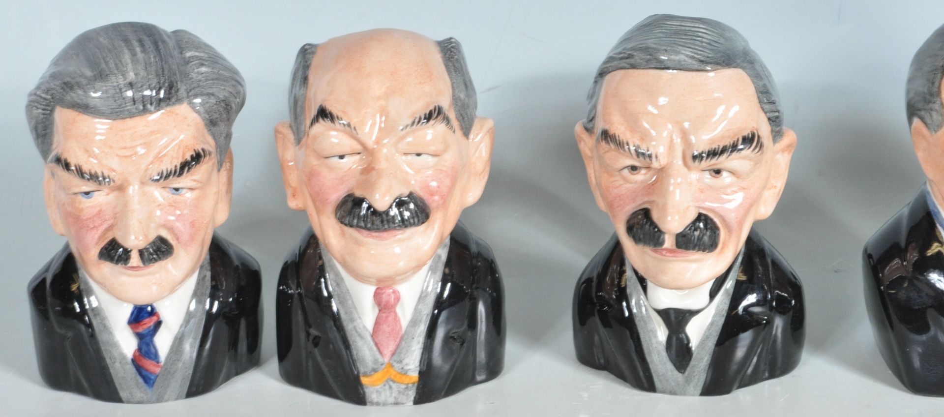 BRITISH PRIME MINISTERS CHARACTER JUGS BY MANOR COLLECTABLES. - Image 8 of 11