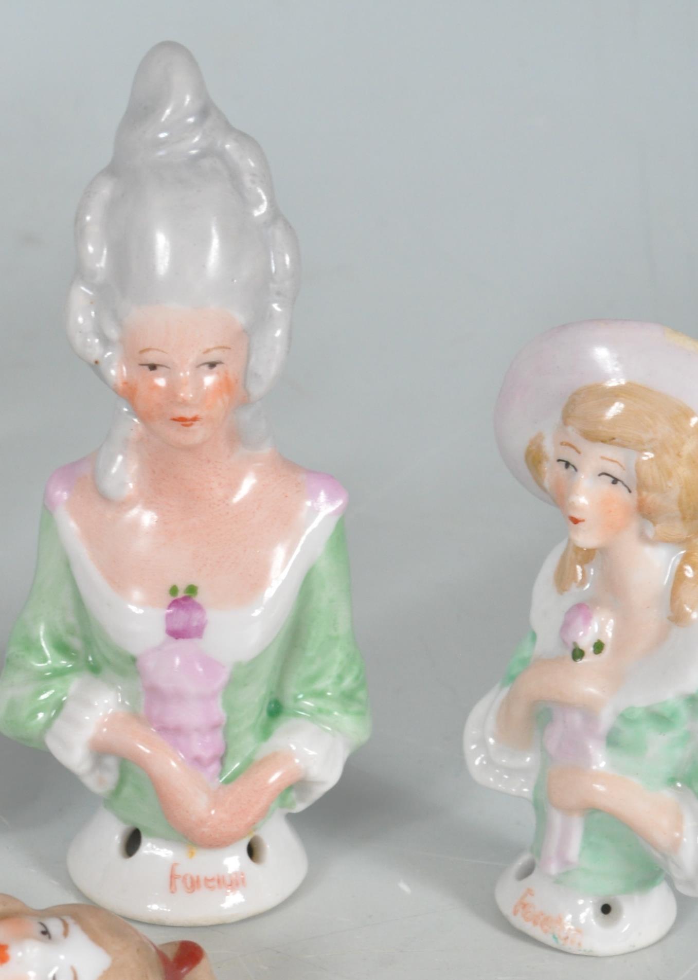 COLLECTION OF VINTAGE 20TH CENTURY PIN CUSHION HALF DOLLS - Image 3 of 5