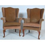 PARKER KNOLL - PK1140 - PAIR OF ANTIQUE STYLE WINGBACK ARMCHAIRS