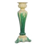 1930’S CERAMIC MAJOLICA STYLE PLANT STAND JARDINIERE