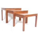 RETRO VINTAGE 1970S LATE 20TH CENTURY TEAK WOOD NEST OF TABLES