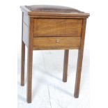 CIRCA 1950’S OAK SEWING BOX