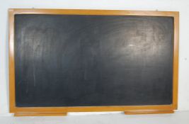 LARGE VINTAGE LATE 20TH CENTURY SCHOOL CHALKBOARD