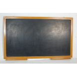 LARGE VINTAGE LATE 20TH CENTURY SCHOOL CHALKBOARD