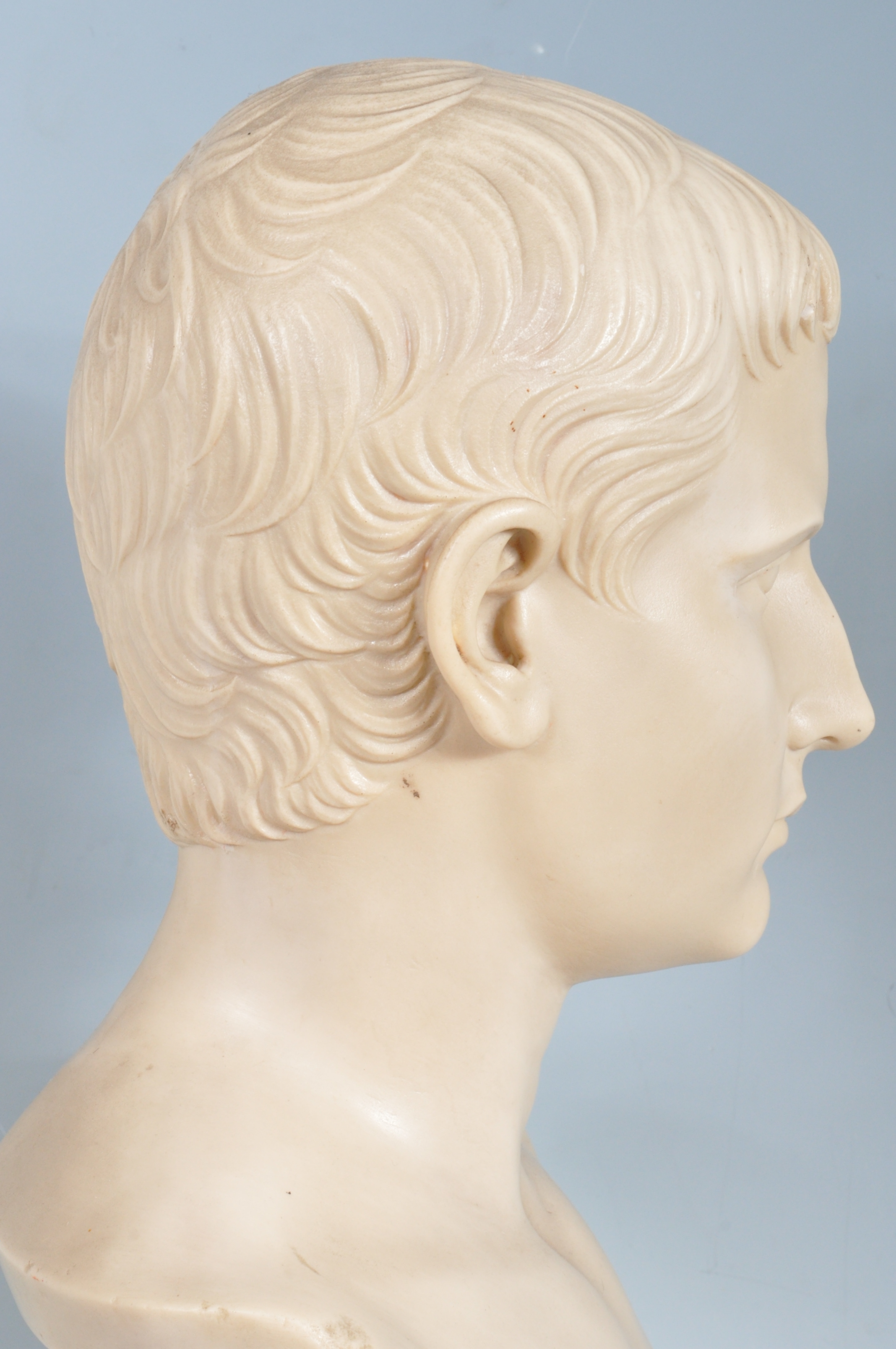 LARGE COMPOSITE CLASSICAL BUST ROMAN JULIUS CAESAR - Image 5 of 7