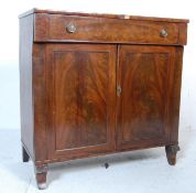 19TH CENTURY VICTORIAN MAHOGANY CUPBOARD CABINET