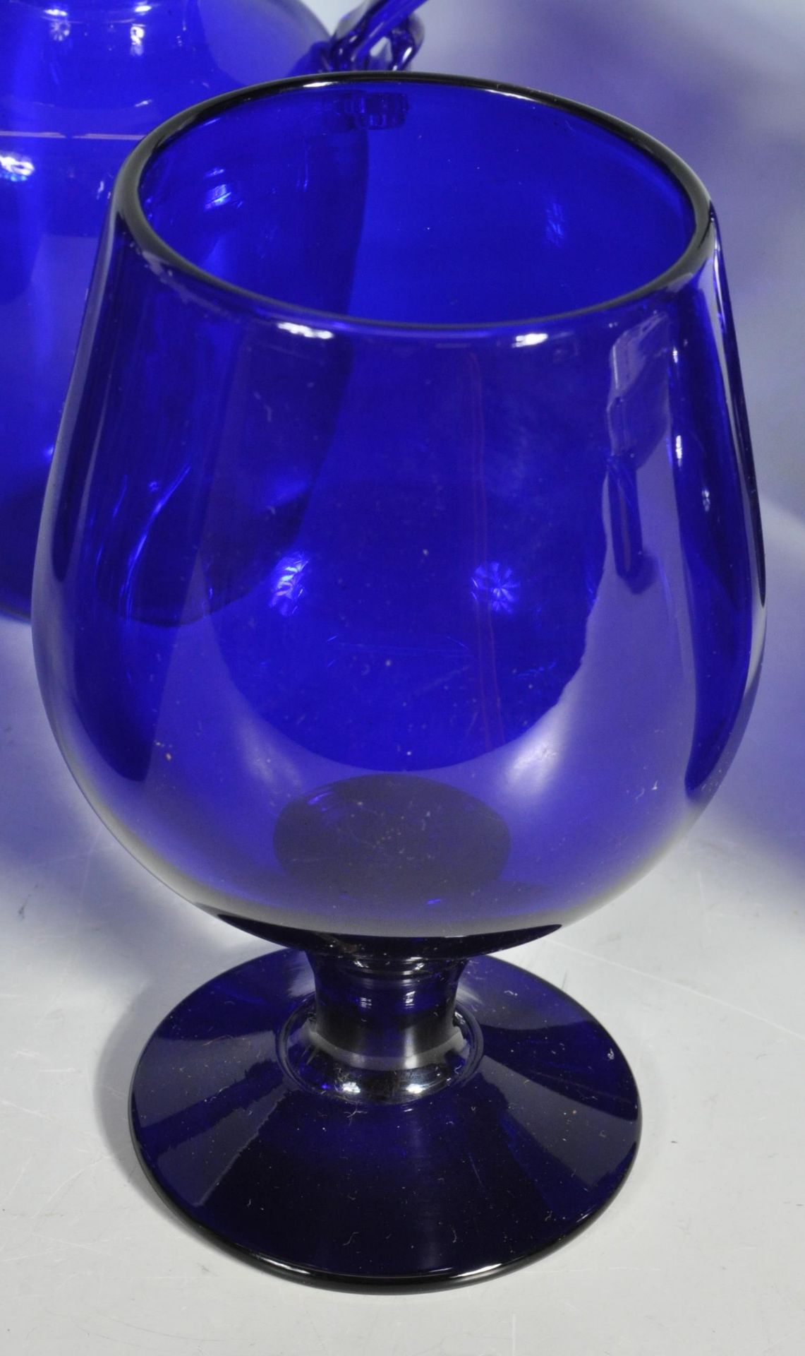 COLLECTION OF VINTAGE BRISTOL BLUE GLASS - Image 5 of 8