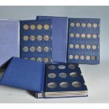 THREE COIN LIBRARY ALBUMS WITH BRITISH COINS