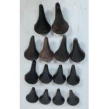 COLLECTION OF FOURTEEN RETRO VINTAGE BICYCLE SEAT