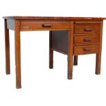 AIR MILITARY STYLE OAK FRAME OFFICE DESK