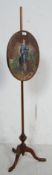 19TH CENTURY REGENCY MAHOGANY TAPESTRY POLE SCREEN