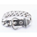 FRENCH SILVER BUCKLE BRACELET