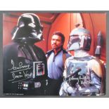 ESTATE OF DAVE PROWSE - VADER & FETT DUAL SIGNED PHOTOGRAPH