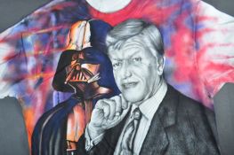 ESTATE OF DAVE PROWSE - HAND PAINTED T-SHIRT WORN BY PROWSE