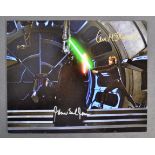 ESTATE OF DAVE PROWSE - JAMES EARL JONES & IAN MCDIARMID SIGNED PHOTO