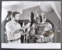 ESTATE OF DAVE PROWSE - JEREMY BULLOCH & GARY KURTZ DUAL SIGNED PHOTO