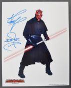 ESTATE OF DAVE PROWSE - RAY PARK (DARTH MAUL) SIGNED PHOTOGRAPH