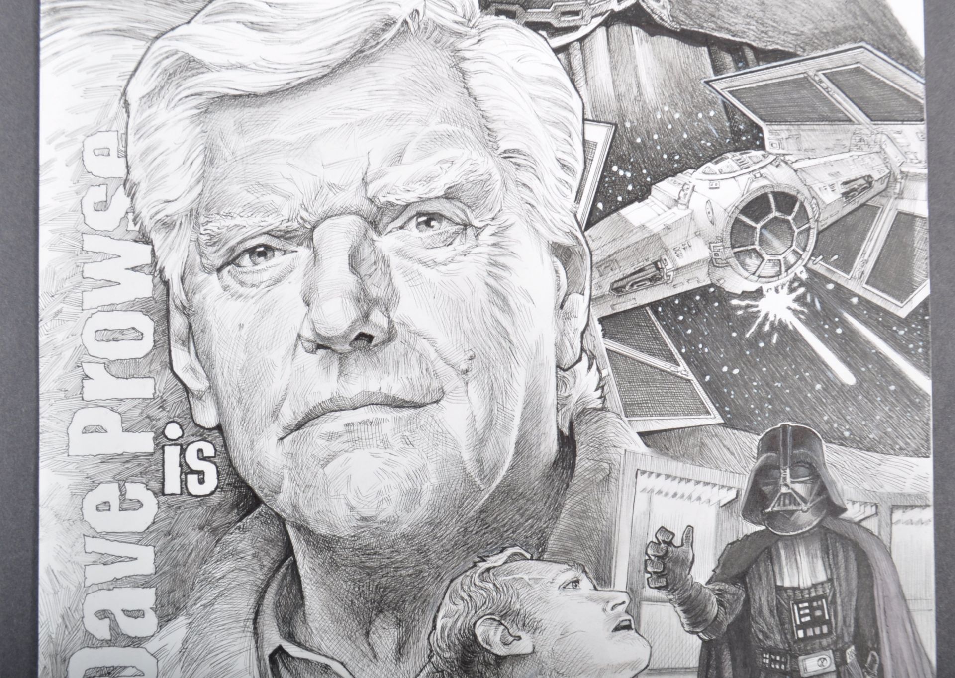 ESTATE OF DAVE PROWSE - STAR WARS - ERIC MULLER ORIGINAL ARTWORK - Image 3 of 4