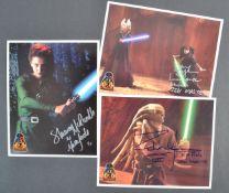 ESTATE OF DAVE PROWSE – STAR WARS OFFICIAL PIX CELEBRATION III SIGNED PHOTOS