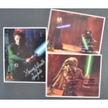 ESTATE OF DAVE PROWSE – STAR WARS OFFICIAL PIX CELEBRATION III SIGNED PHOTOS