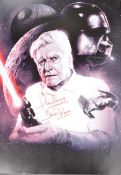 ESTATE OF DAVE PROWSE - AUTOGRAPHED 16X12" ARTWORK PRINT