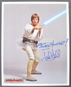 ESTATE OF DAVE PROWSE - MARK HAMILL - SIGNED OFFICIAL PIX PHOTO