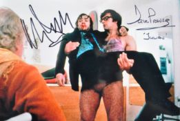 ESTATE OF DAVE PROWSE - A CLOCKWORK ORANGE - MCDOWELL & PROWSE SIGNED PHOTO