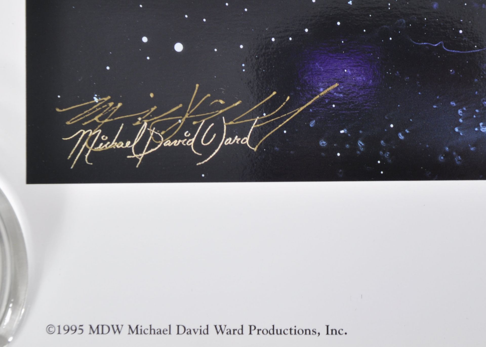 ESTATE OF DAVE PROWSE - MICHAEL DAVID WARD - EARTH SHROUD PRINT - Image 2 of 4