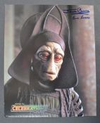 ESTATE OF DAVE PROWSE – STAR WARS CELEBRATION II SIGNED PHOTO