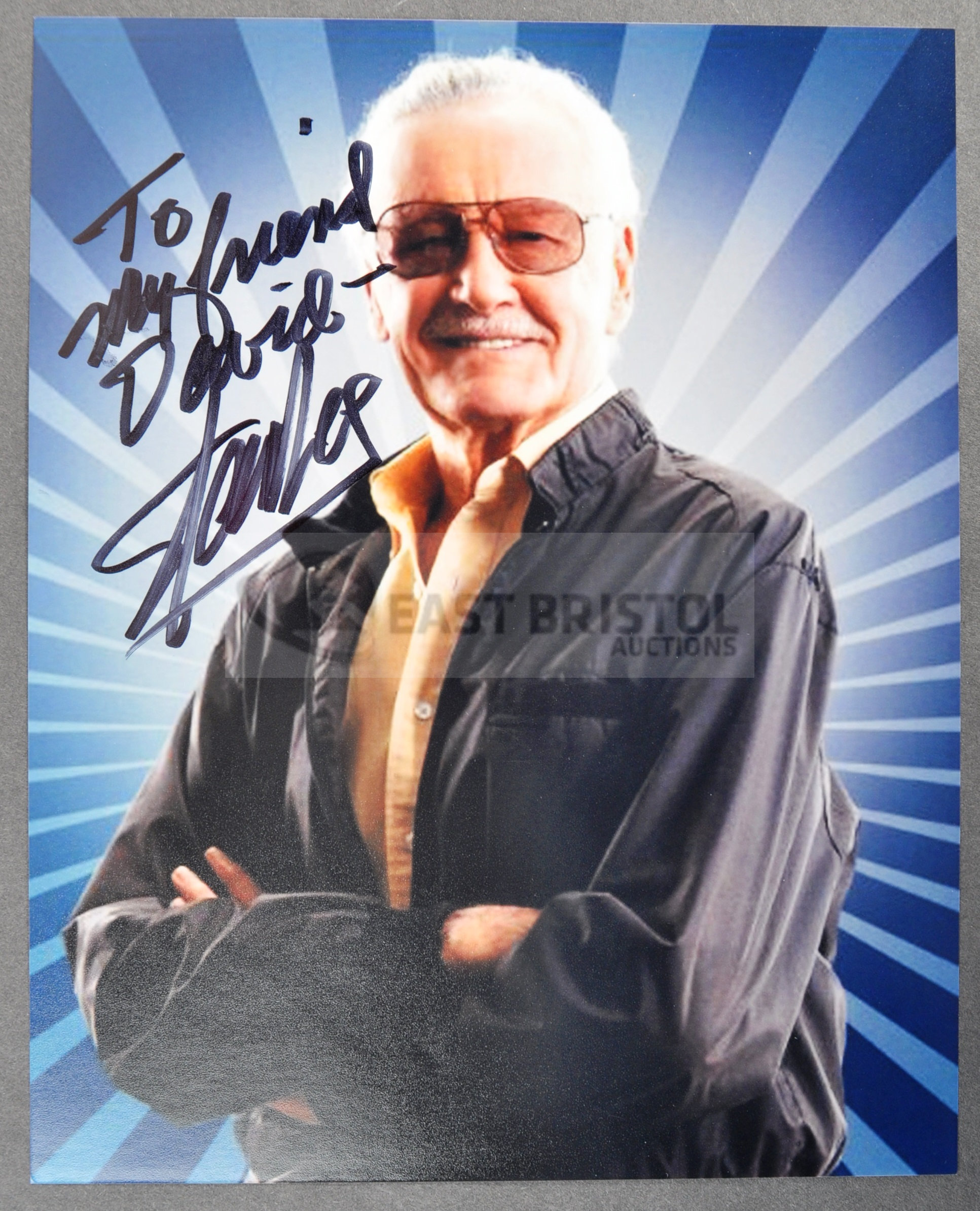 ESTATE OF DAVE PROWSE - STAN LEE (1922-2018) - DEDICATED AUTOGRAPH