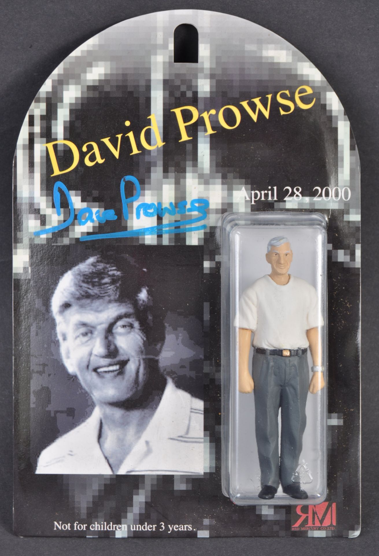 ESTATE OF DAVE PROWSE - UNIQUE CUSTOM ACTION FIGURE AUTOGRAPHED