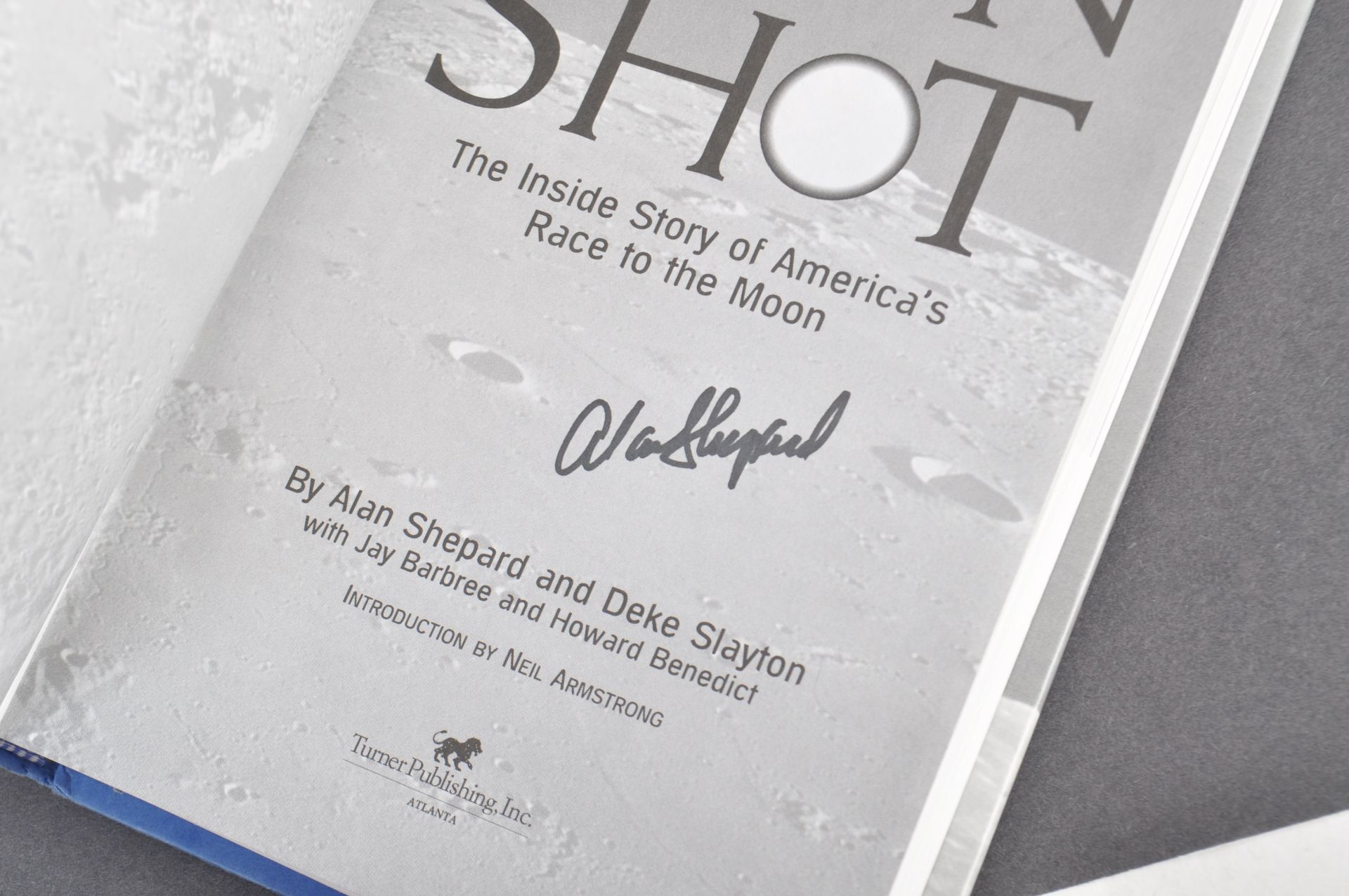ESTATE OF DAVE PROWSE - ALAN SHEPARD APOLLO 14 SIGNED BOOK - Image 2 of 2