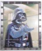 ESTATE OF DAVE PROWSE - STAR WARS - LARGE SIGNED LENTICULAR POSTER