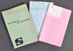 ESTATE OF DAVE PROWSE - DEPARTMENT S ORIGINAL SCRIPT & PAPERWORK