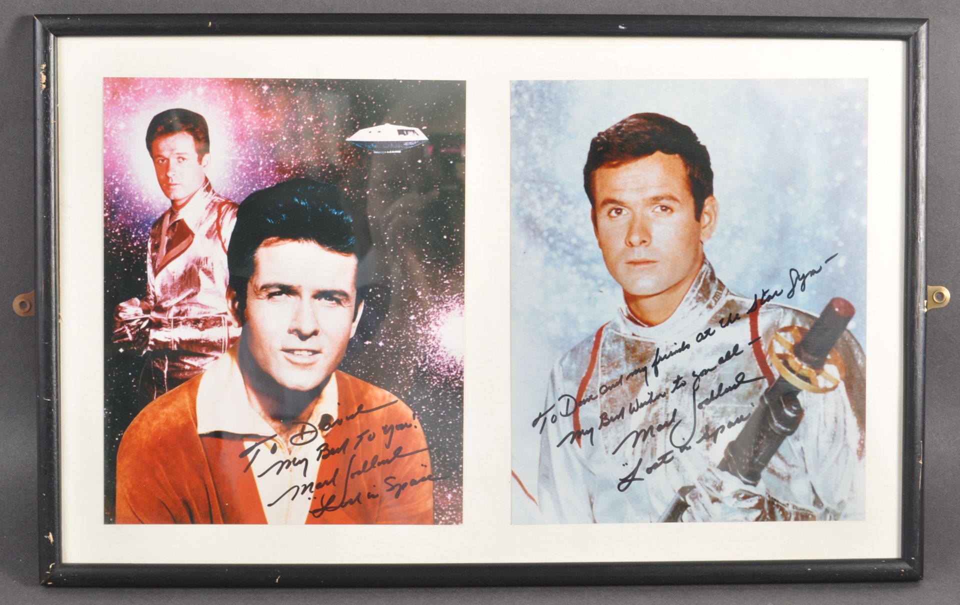 ESTATE OF DAVE PROWSE - LOST IN SPACE - MARK GODDARD SIGNED PHOTOS