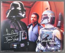 ESTATE OF DAVE PROWSE - VADER & FETT DUAL SIGNED PHOTOGRAPH