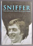 ESTATE OF DAVE PROWSE - FOOTBALL - ALLAN CLARKE SIGNED BOOK