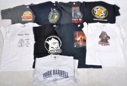 ESTATE OF DAVE PROWSE - COLLECTION OF T-SHIRTS