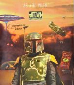 ESTATE OF DAVE PROWSE - JEREMY BULLOCH BOBA FETT SIGNED POSTER