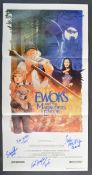 ESTATE OF DAVE PROWSE - BATTLE FOR ENDOR (1985) - SIGNED POSTER