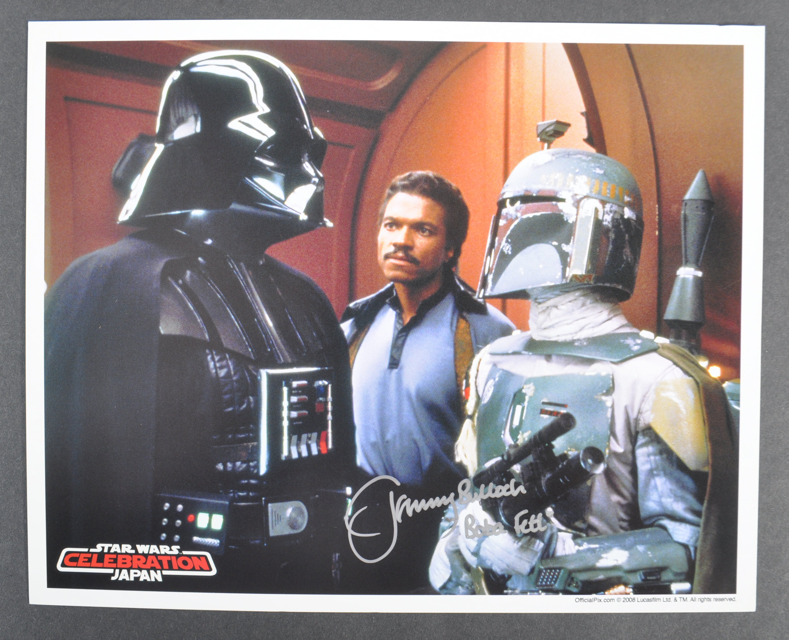 ESTATE OF DAVE PROWSE – STAR WARS OFFICIAL PIX CELEBRATION JAPAN SIGNED PHOTO