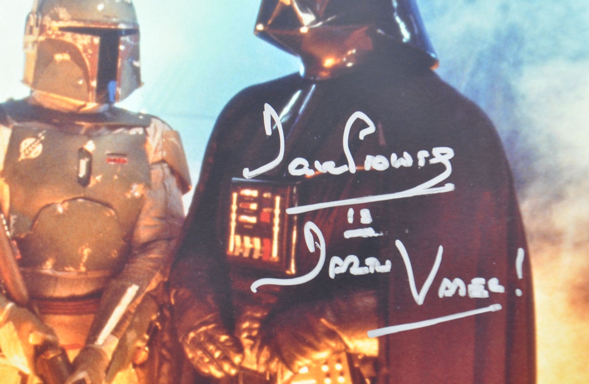 ESTATE OF DAVE PROWSE - PROWSE & JAMES EARL JONES DUAL SIGNED PHOTO - Image 2 of 3