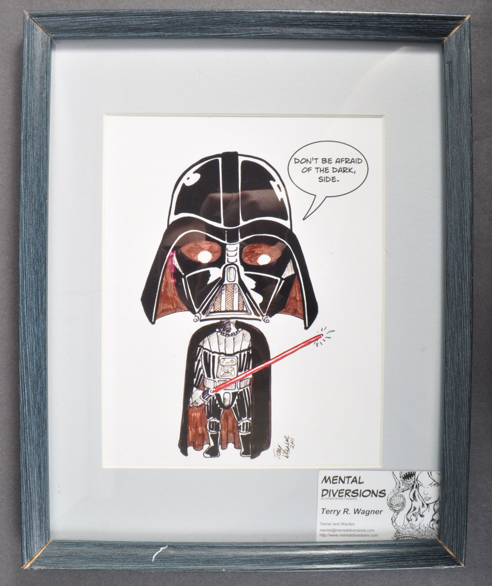 ESTATE OF DAVE PROWSE - FAN ARTWORK - STAR WARS DARTH VADER