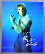 ESTATE OF DAVE PROWSE - LOU FERRIGNO SIGNED PHOTOGRAPH