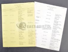 ESTATE OF DAVE PROWSE - STAR WARS (1977) ORIGINAL PRODUCTION PAPERWORK