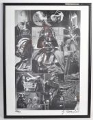 ESTATE OF DAVE PROWSE - STAR WARS - J. PITTARELLI SIGNED PRINT