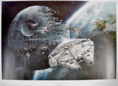 ESTATE OF DAVE PROWSE - STAR WARS - SIGNED ARTWORK PRINT