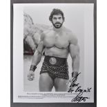 ESTATE OF DAVE PROWSE - LOU FERRIGNO SIGNED PHOTOGRAPH