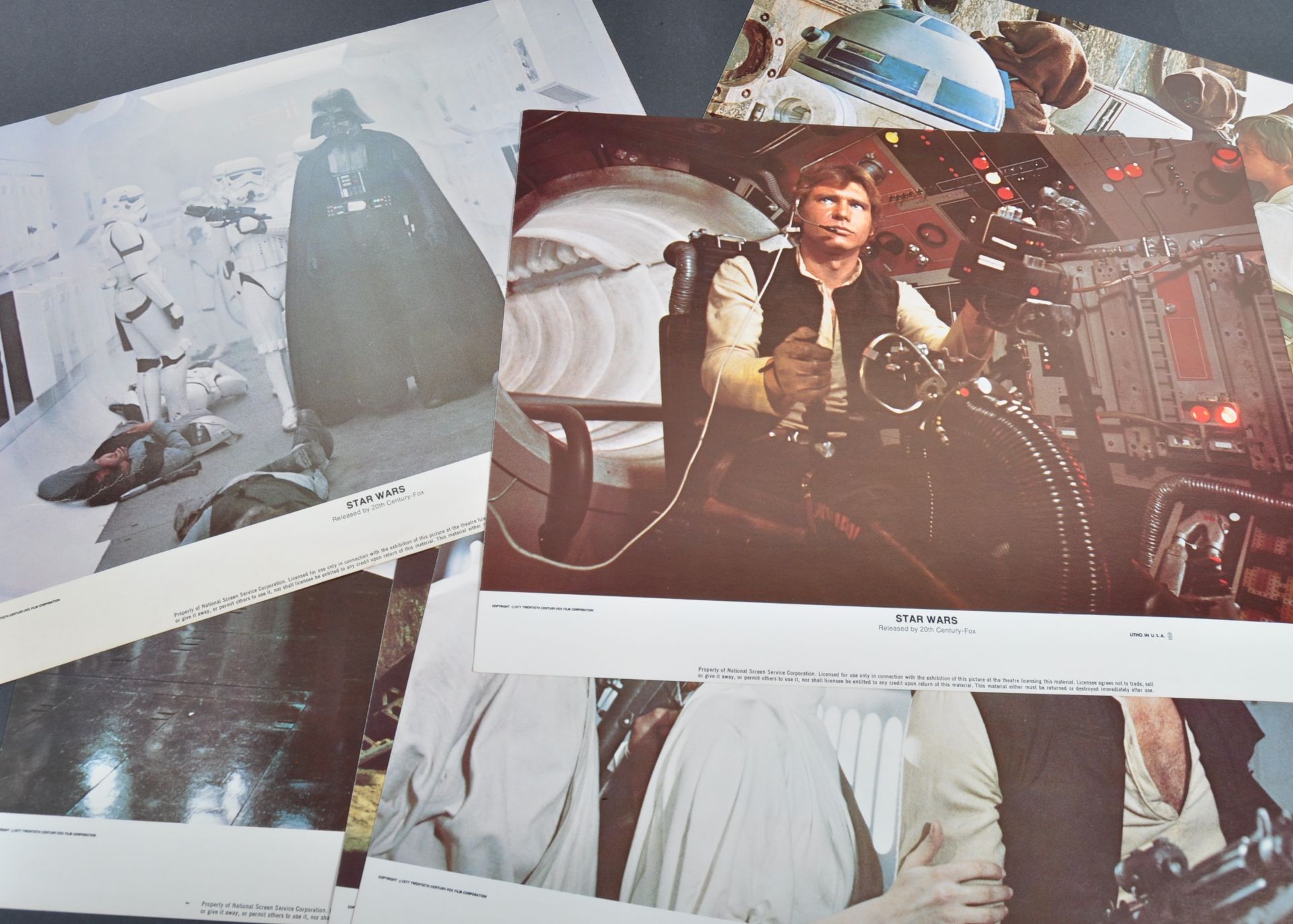 ESTATE OF DAVE PROWSE - STAR WARS SET OF LARGE LOBBY CARDS - Image 3 of 5